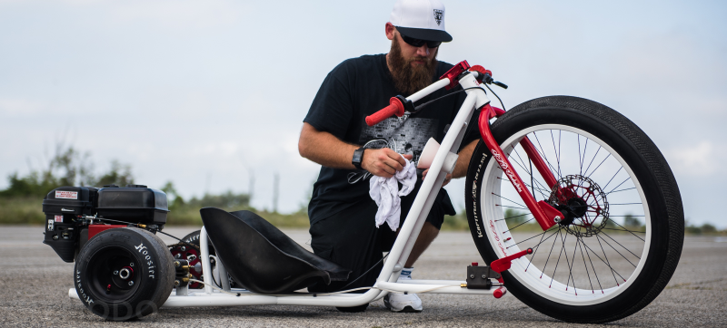 Illustration for article titled My Day on a Gas-Powered Drift Trike: Like Being a Kid Again, But Better